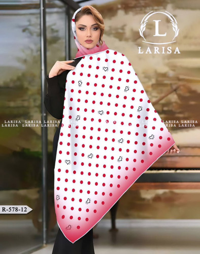 روسری دست دوز Larisa ۱۴۰*۱۴۰