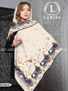 روسری Larisa سایز ۱۴۰ در ۱۴۰ کد 4