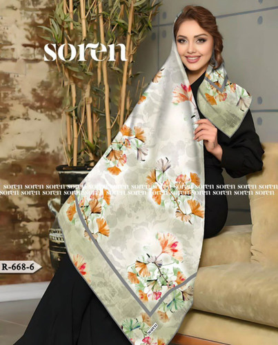 روسری دست دوز Soren ۱۴۰*۱۴۰
